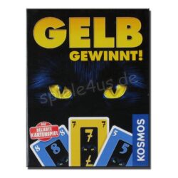 Gelb gewinnt Kartenspiel