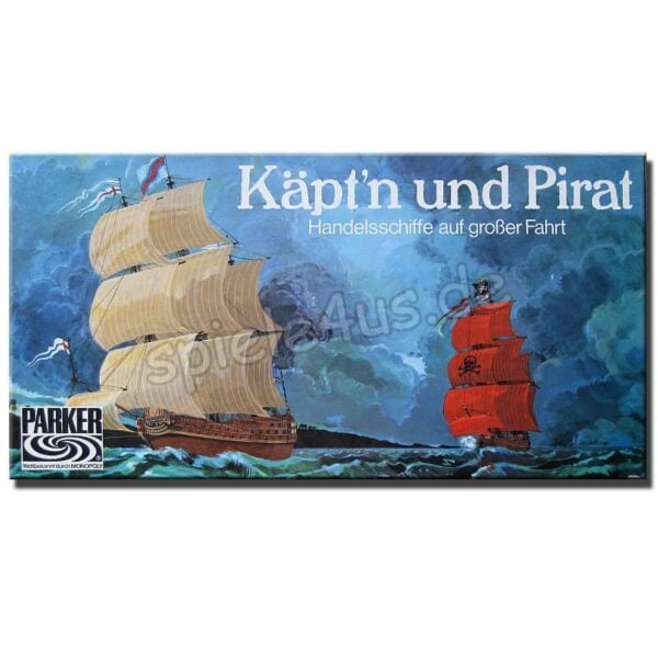 Käpt’n und Pirat von 1972 mit Metallschiffen