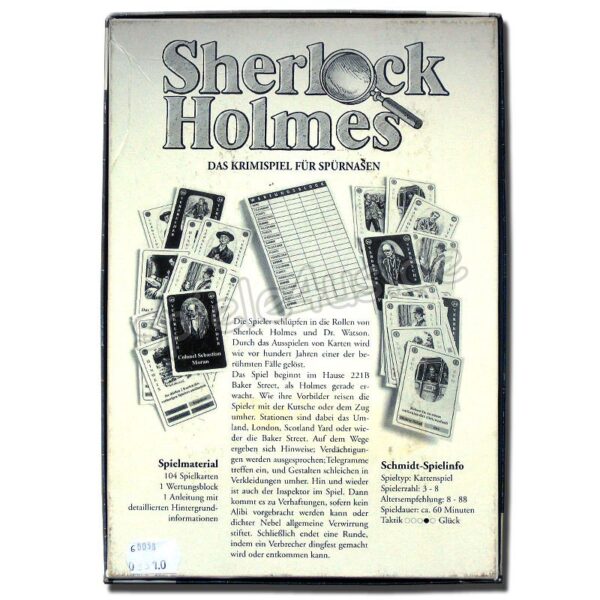 Sherlock Holmes Krimispiel für Spürnasen