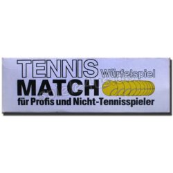 Tennis Match Würfelspiel