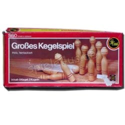 Großes Kegelspiel Holz