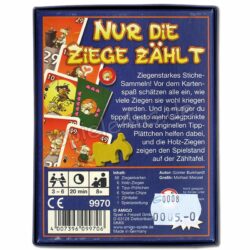 Nur die Ziege zählt Kartenspiel