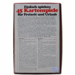 Einfach spielen: 45 Kartenspiele 1727/0