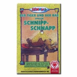 Der Tiger und der Bär spielen Schnipp-Schnapp