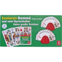 Senioren Rommé mit Kartenhaltern