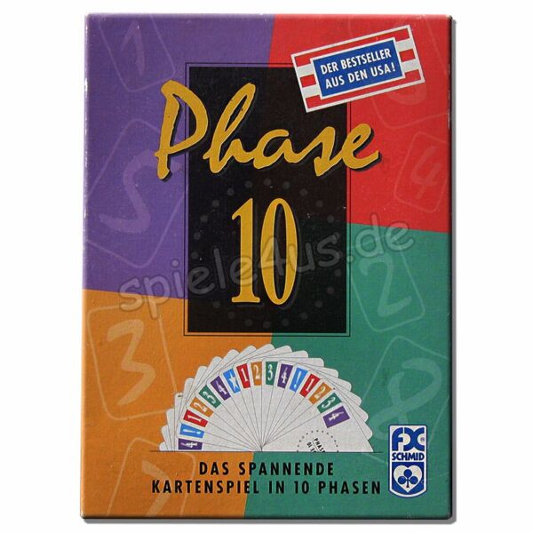 Phase 10 Kartenspiel FX von 1995