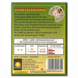 Schneckenrennen Kartenspiel