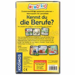 Memotrio Kennst du die Berufe?