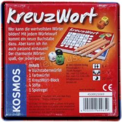 Kreuzwort Würfelspiel