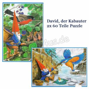 David der Kabauter Puzzle 2x 60 Teile