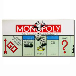 Monopoly gross Metallfiguren ENGLISCH