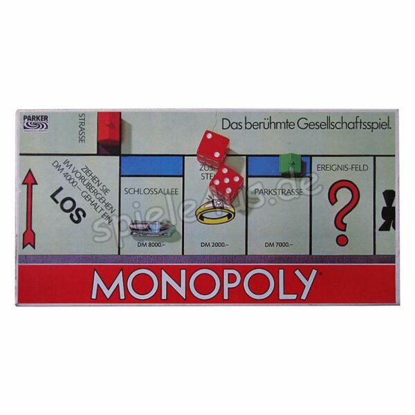 Monopoly gross DM Metallfiguren