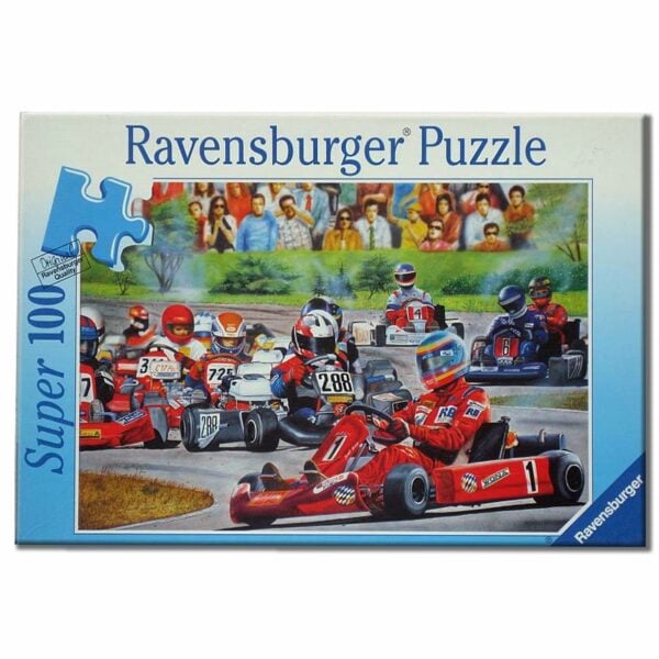 Ravensburger Puzzle 100 Teile Go-Cart Rennen
