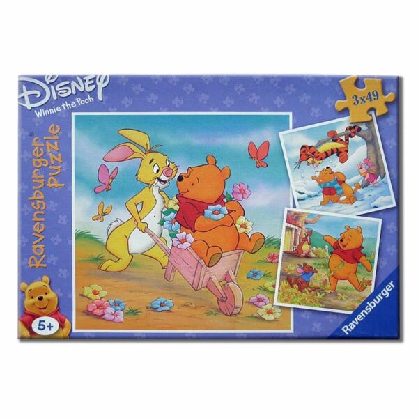 Winnie the Pooh 3 x 49 Teile Puzzle
