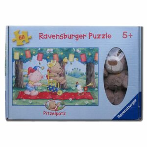 Ravensburger 60 Teile Puzzle Pitzelpatz + Plüsch