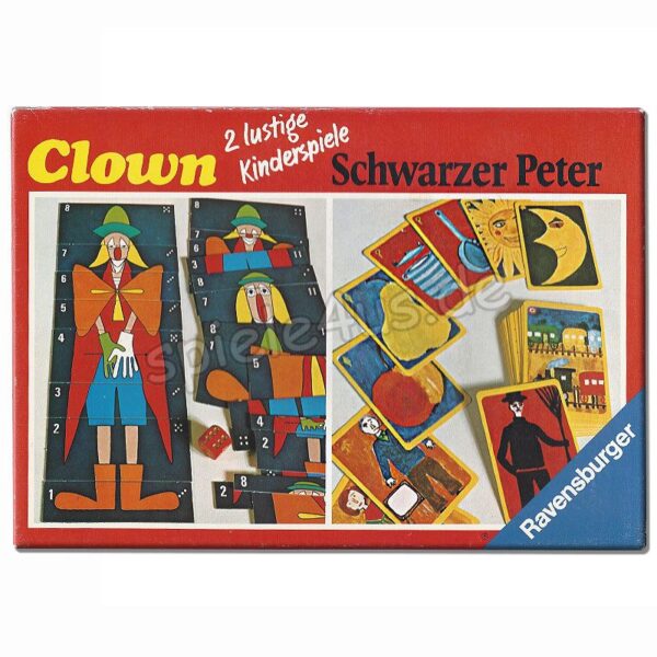 Clown Schwarzer Peter 2 lustige Kinderspiele