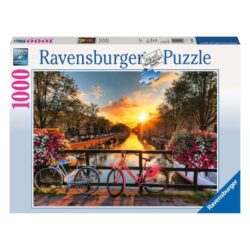 Fahrräder in Amsterdam 1000 Teile Puzzle Ravensburger