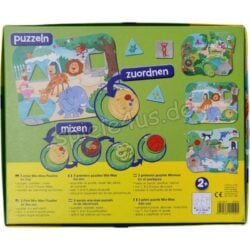 3 erste Mix-Max-Puzzles: Im Zoo HABA