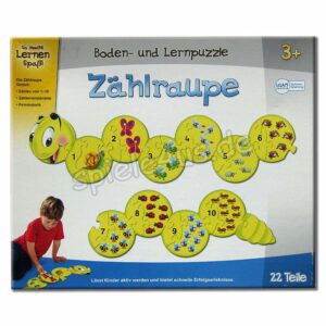 Zählraupe Boden- und Lernpuzzle