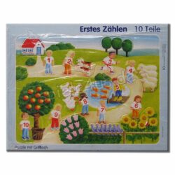 Rahmenpuzzle 10 Teile Erstes Zählen