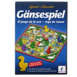 Gänsespiel mit extra großen Spielfiguren Holz