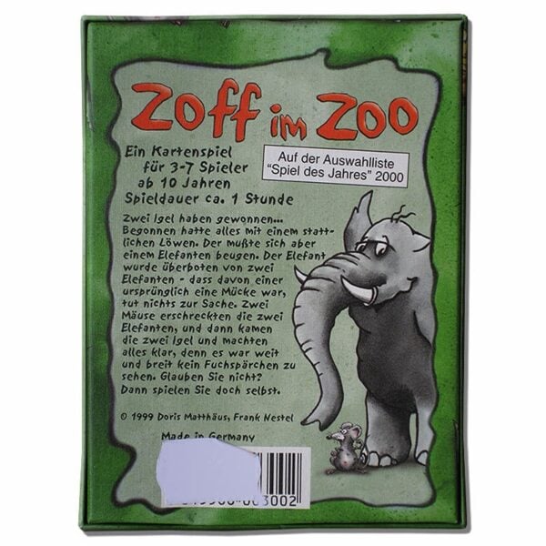 Zoff im Zoo Kartenspiel
