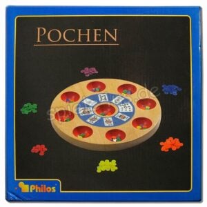 Pochen Holzbrett mit Spielmarken