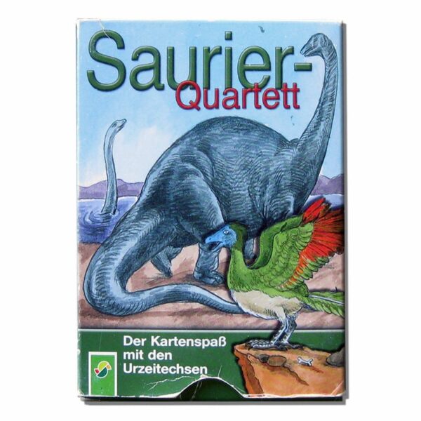 Saurier-Quartett Kartenspaß mit Urzeitechsen