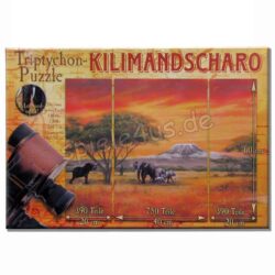 Kilimandscharo Triptychon-Puzzle 1530 Teile