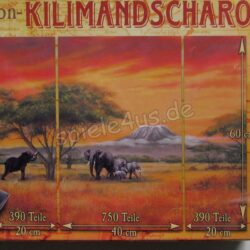 Kilimandscharo Triptychon-Puzzle 1530 Teile