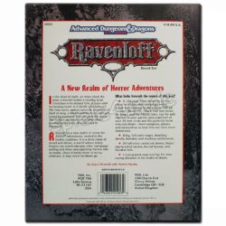 Realm of Terror Ravenloft Boxed Set D&D Dungeons Dragons Box ENGLISCH