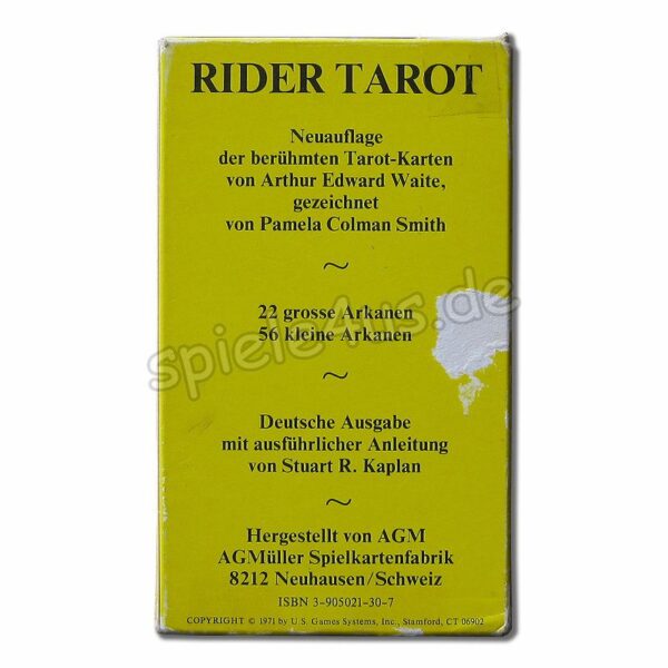 Rider Tarot 78 Karten