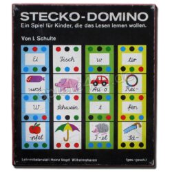 Stecko-Domino Leselernspiel Schreibschrift