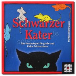 Schwarzer Kater Versteckspiel