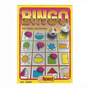 Bingo mit Farben und Formen