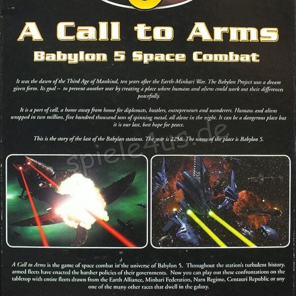 Babylon 5: A Call To Arms Space Combat ENGLISCH