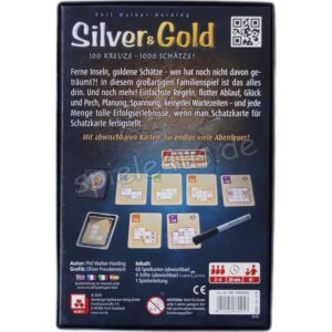 Silver und Gold Kartenspiel