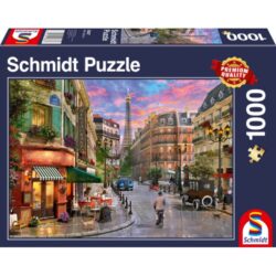 Straße zum Eiffelturm 1000 Teile Puzzle Schmidt 58387