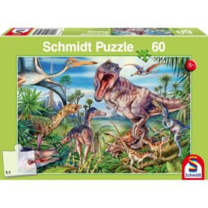 Bei den Dinosauriern 60 Teile Puzzle 56193