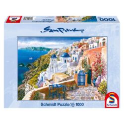 Blick von Santorin 1000 Teile Puzzle Schmidt 58560