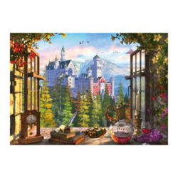 Blick aufs Märchenschloss 1000 Teile Puzzle Schmidt 58386