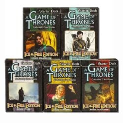 Bundle A Game of Thrones Ice & Fire House 5 Starter Decks