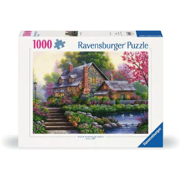 Romantisches Cottage 1000 Teile Puzzle Ravensburger 15184