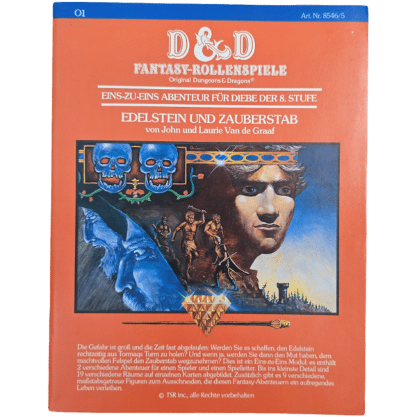 D&D Edelstein und Zauberstab